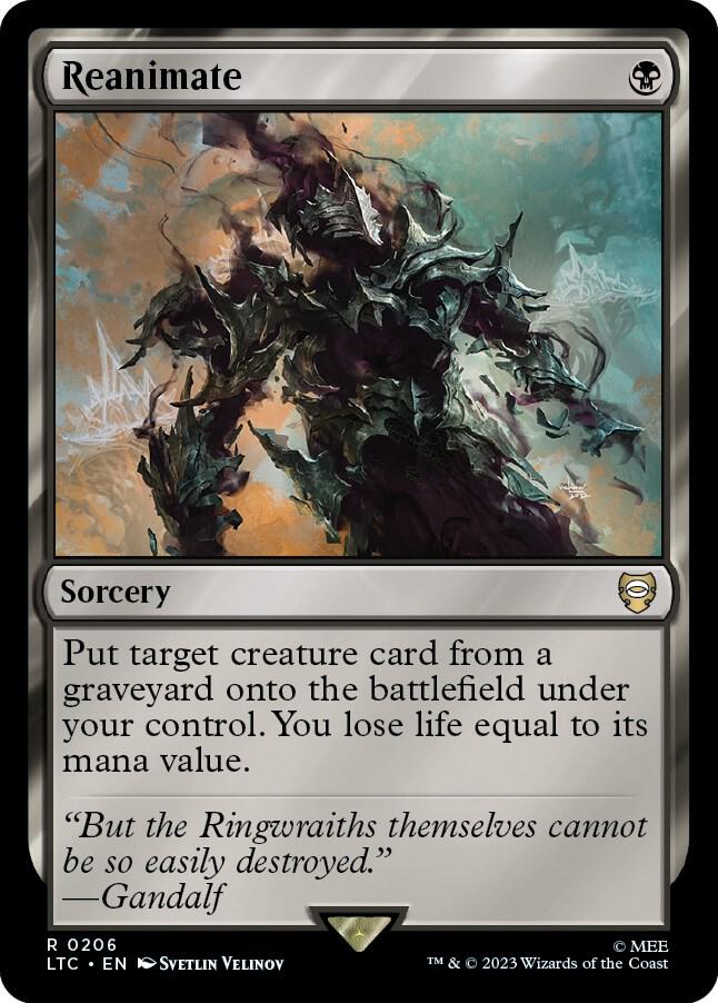 Reanimate [Commander: The Lord of the Rings: Tales of Middle-earth] 206
