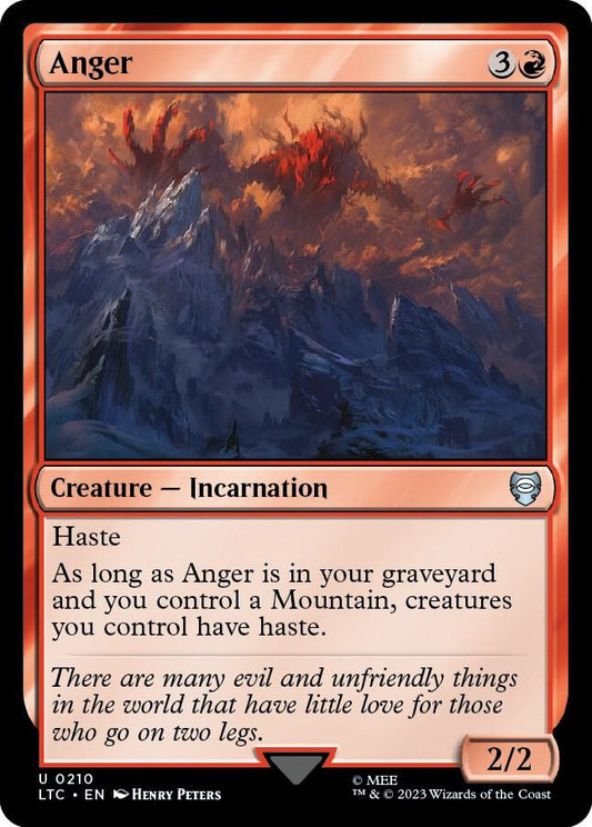 Anger [Commander: The Lord of the Rings: Tales of Middle-earth] 210