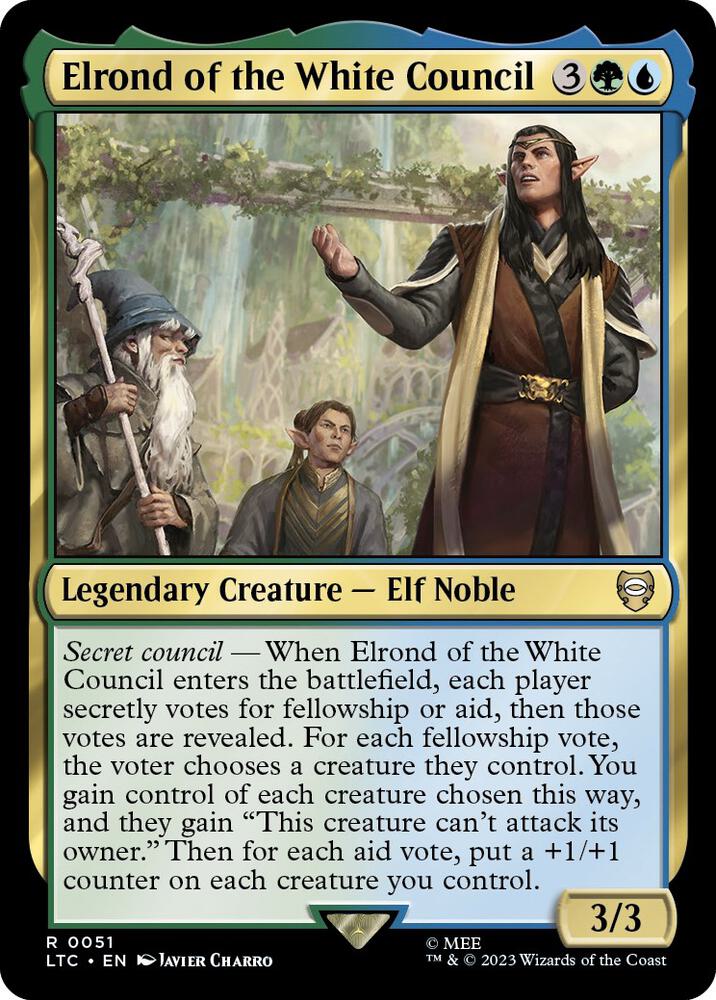Elrond of the White Council [Commander: The Lord of the Rings: Tales of Middle-earth] 51
