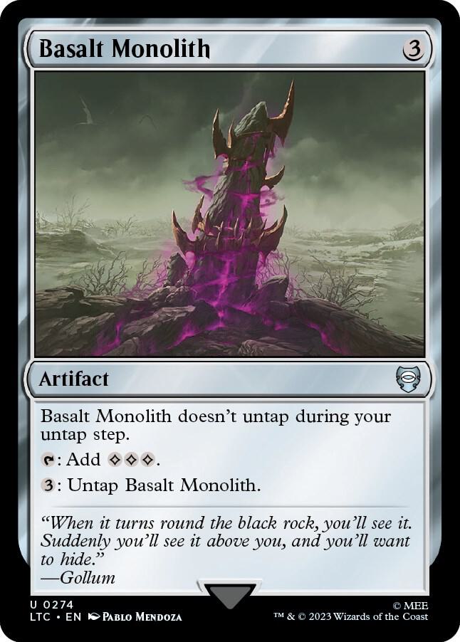 Basalt Monolith [Commander: The Lord of the Rings: Tales of Middle-earth] 274