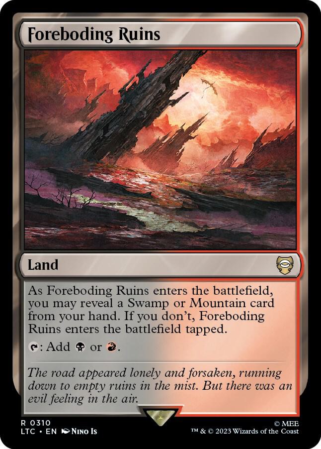 Foreboding Ruins [Commander: The Lord of the Rings: Tales of Middle-earth] 310