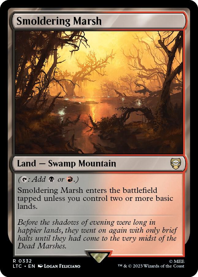 Smoldering Marsh [Commander: The Lord of the Rings: Tales of Middle-earth] 332