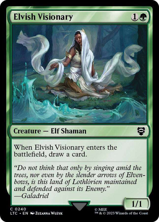 Elvish Visionary [Commander: The Lord of the Rings: Tales of Middle-earth] 240