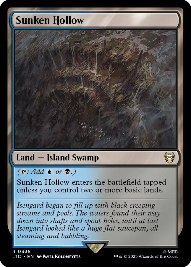 Sunken Hollow [Commander: The Lord of the Rings: Tales of Middle-earth] 335