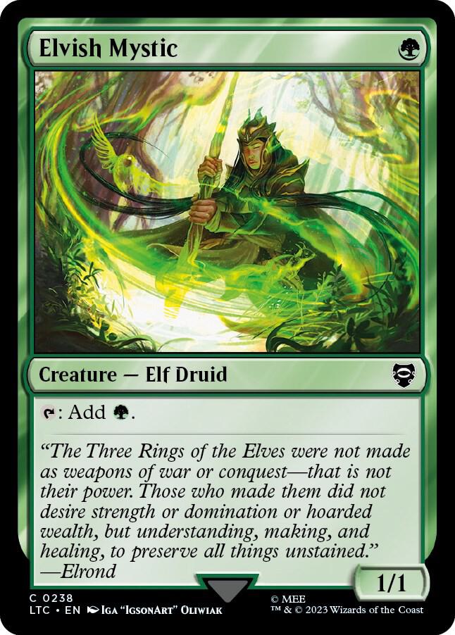 Elvish Mystic [Commander: The Lord of the Rings: Tales of Middle-earth] 238