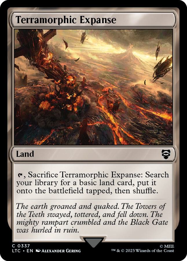 Terramorphic Expanse [Commander: The Lord of the Rings: Tales of Middle-earth] 337