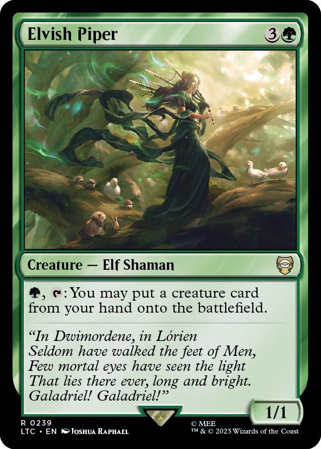 Elvish Piper [Commander: The Lord of the Rings: Tales of Middle-earth] 239