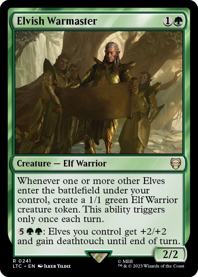 Elvish Warmaster [Commander: The Lord of the Rings: Tales of Middle-earth] 241