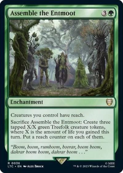 Assemble the Entmoot [Commander: The Lord of the Rings: Tales of Middle-earth] 36