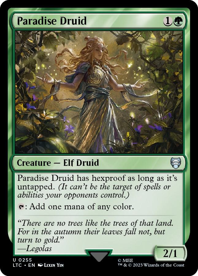 Paradise Druid [Commander: The Lord of the Rings: Tales of Middle-earth] 255