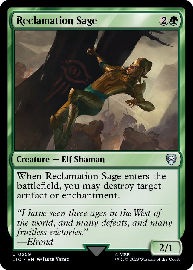 Reclamation Sage [Commander: The Lord of the Rings: Tales of Middle-earth] 259