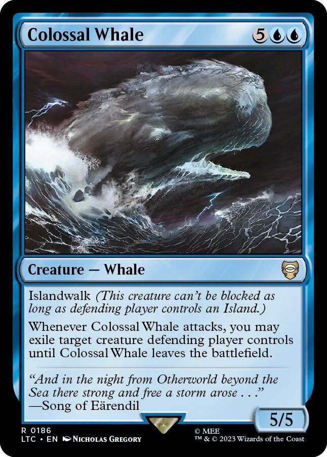 Colossal Whale [Commander: The Lord of the Rings: Tales of Middle-earth] 186