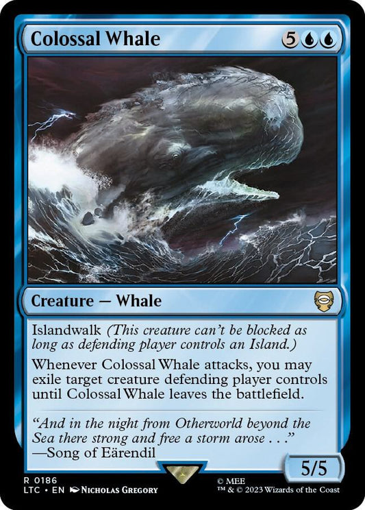 Colossal Whale [Commander: The Lord of the Rings: Tales of Middle-earth] 186