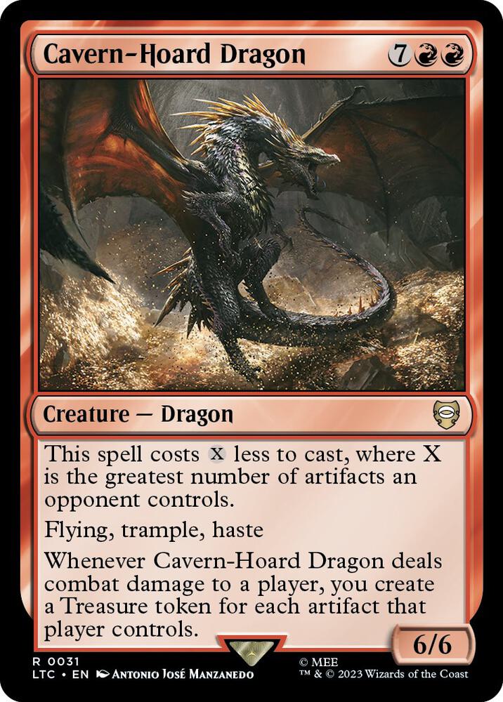 Cavern-Hoard Dragon [Commander: The Lord of the Rings: Tales of Middle-earth] 31