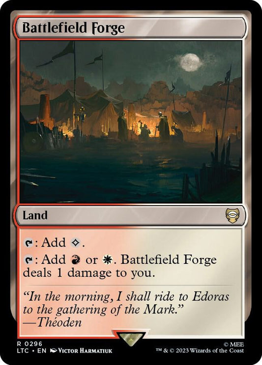 Battlefield Forge [Commander: The Lord of the Rings: Tales of Middle-earth] 296