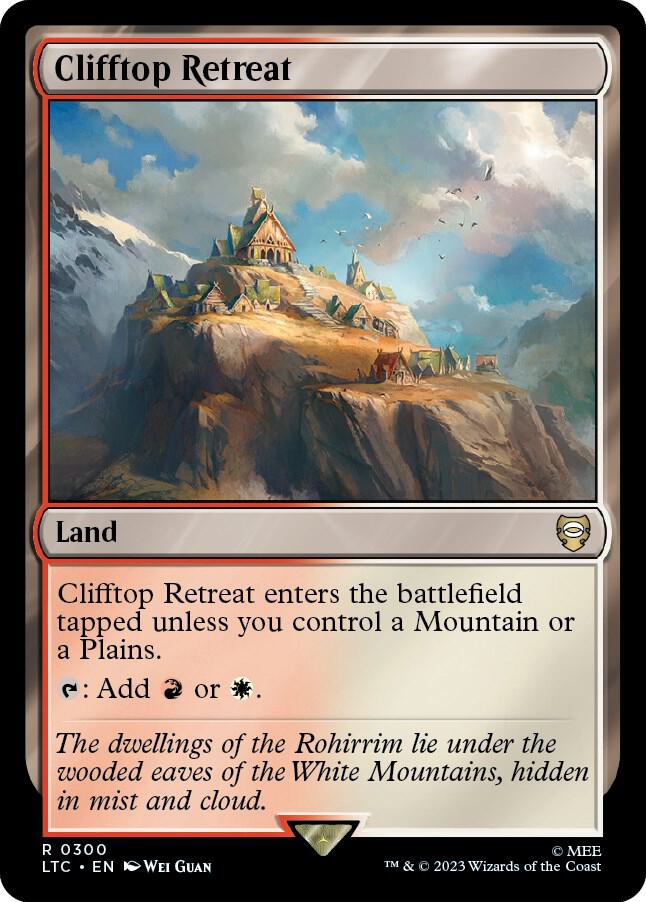 Clifftop Retreat [Commander: The Lord of the Rings: Tales of Middle-earth] 300
