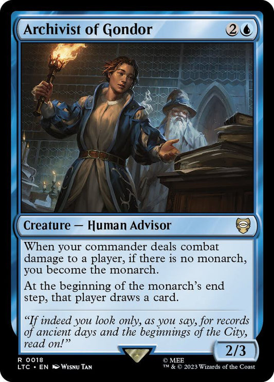 Archivist of Gondor [Commander: The Lord of the Rings: Tales of Middle-earth] 18