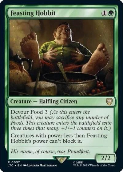 Feasting Hobbit [Commander: The Lord of the Rings: Tales of Middle-earth] 37