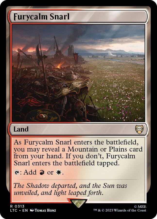 Furycalm Snarl [Commander: The Lord of the Rings: Tales of Middle-earth] 313
