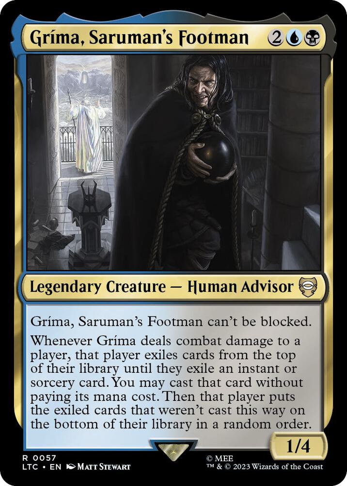 Grima, Saruman's Footman [Commander: The Lord of the Rings: Tales of Middle-earth] 57