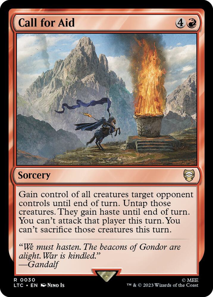 Call for Aid [Commander: The Lord of the Rings: Tales of Middle-earth] 30