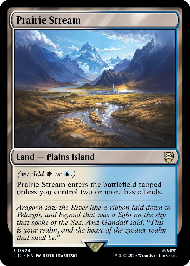 Prairie Stream [Commander: The Lord of the Rings: Tales of Middle-earth] 324