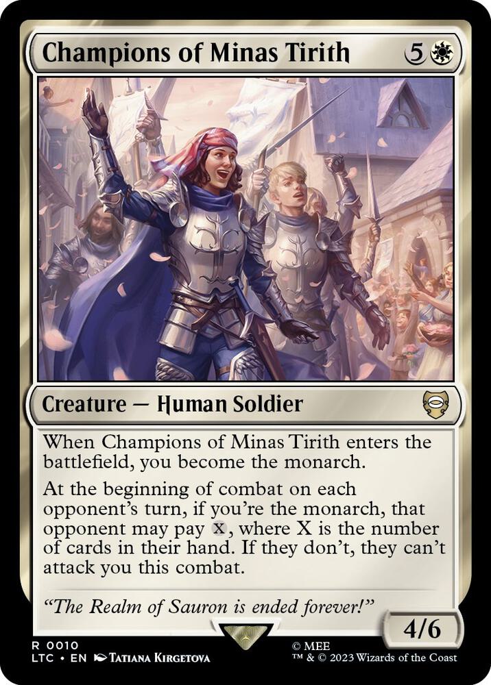 Champions of Minas Tirith [Commander: The Lord of the Rings: Tales of Middle-earth] 10