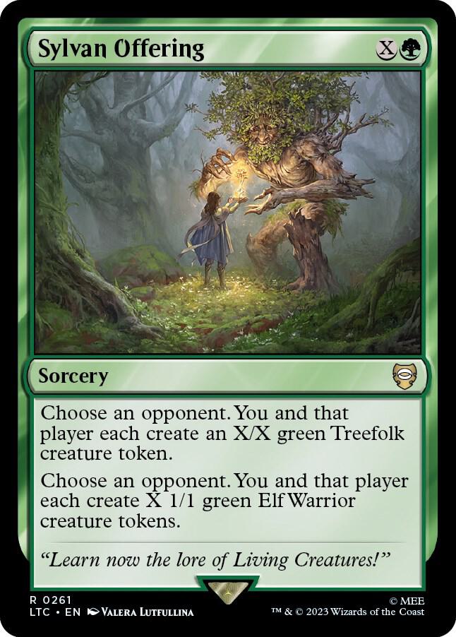 Sylvan Offering [Commander: The Lord of the Rings: Tales of Middle-earth] 261