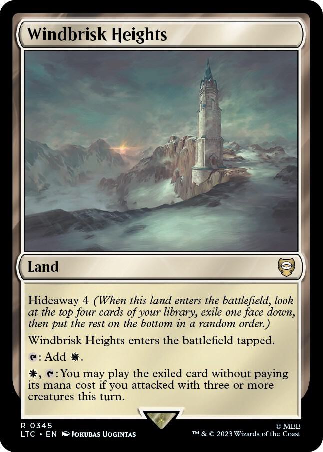 Windbrisk Heights [Commander: The Lord of the Rings: Tales of Middle-earth] 345