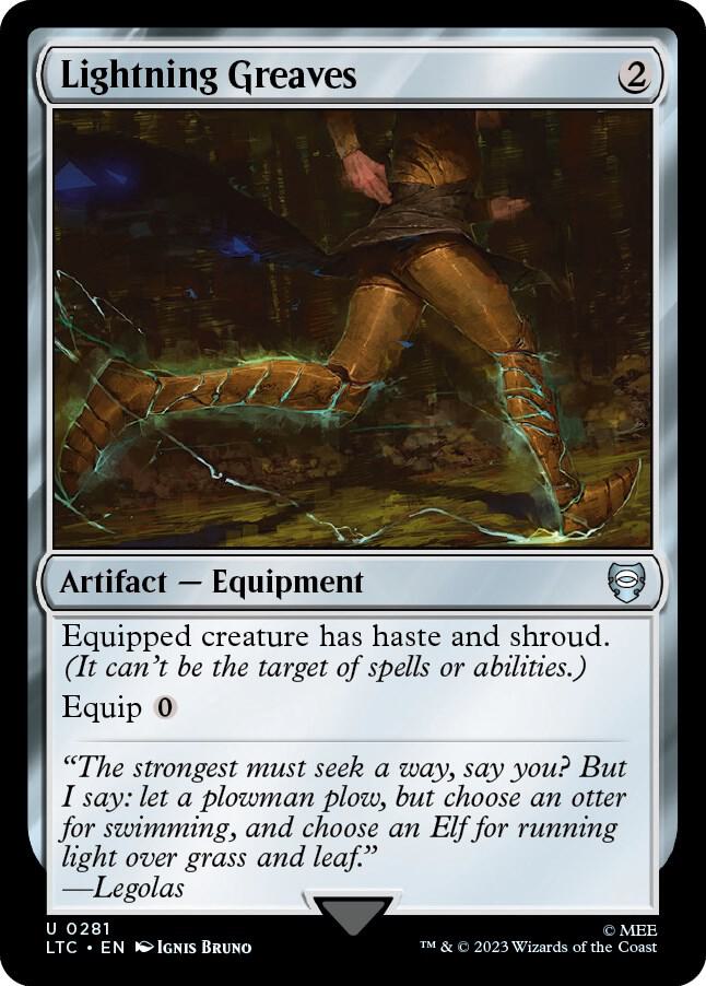 Lightning Greaves [Commander: The Lord of the Rings: Tales of Middle-earth] 281