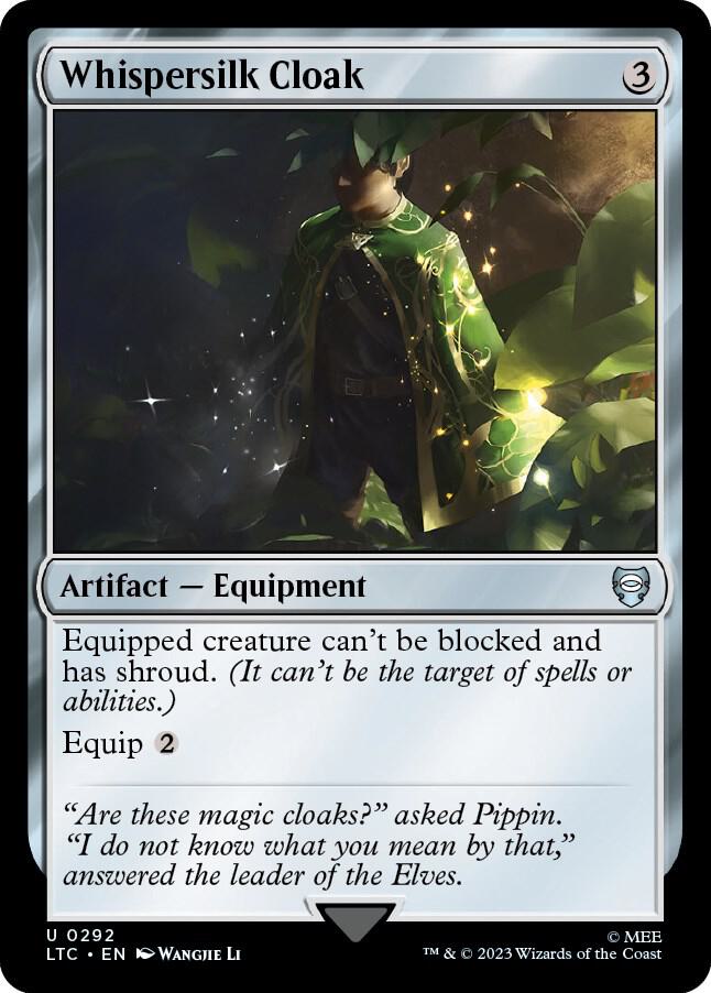 Whispersilk Cloak [Commander: The Lord of the Rings: Tales of Middle-earth] 292