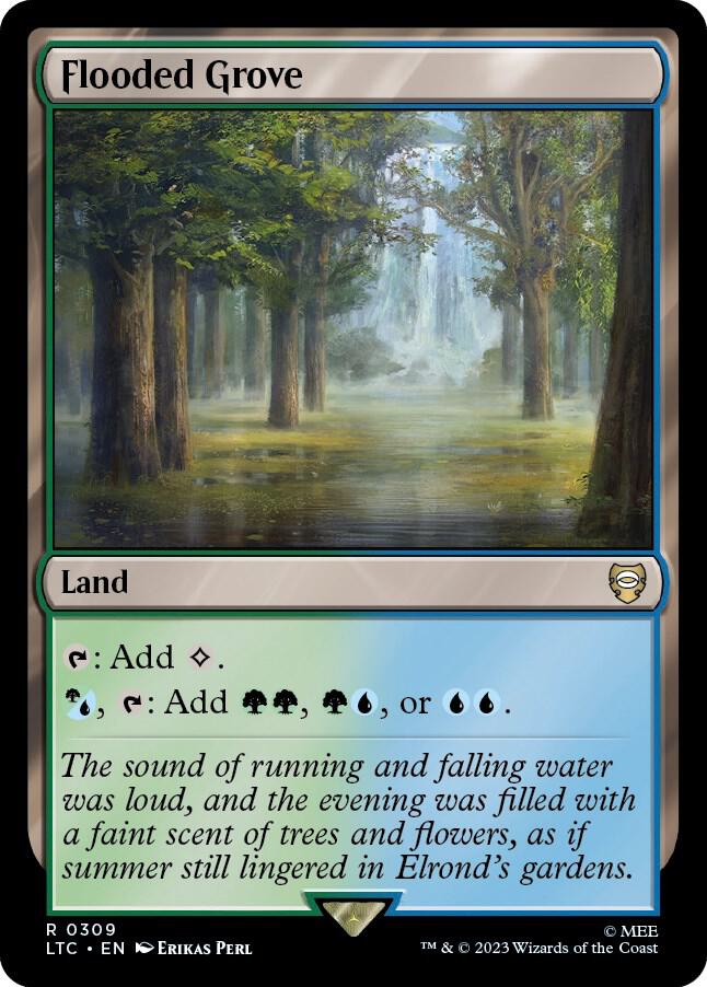 Flooded Grove [Commander: The Lord of the Rings: Tales of Middle-earth] 309