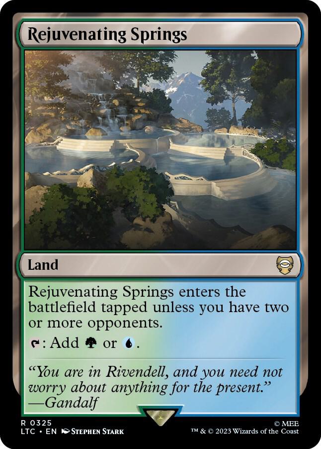 Rejuvenating Springs [Commander: The Lord of the Rings: Tales of Middle-earth] 325
