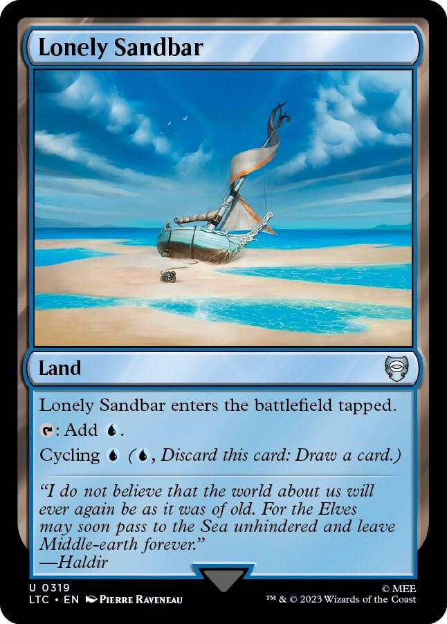 Lonely Sandbar [Commander: The Lord of the Rings: Tales of Middle-earth] 319