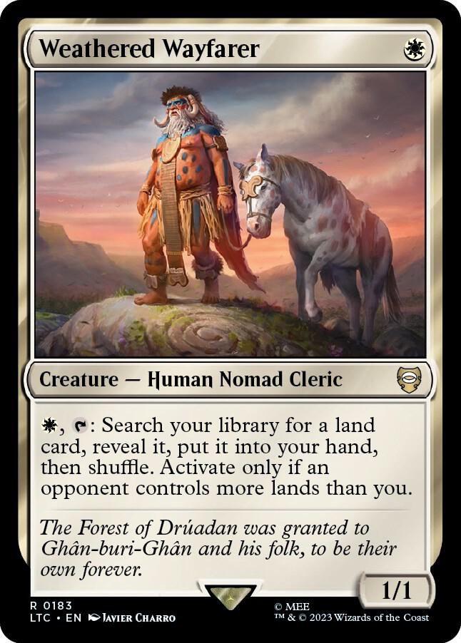 Weathered Wayfarer [Commander: The Lord of the Rings: Tales of Middle-earth] 183