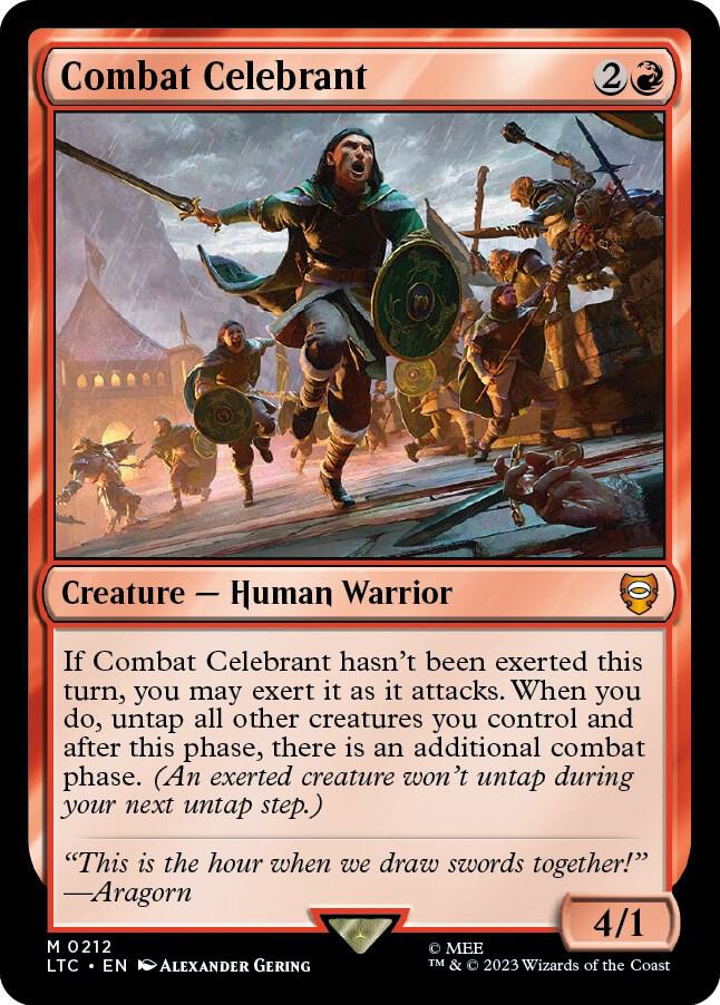 Combat Celebrant [Commander: The Lord of the Rings: Tales of Middle-earth] 212