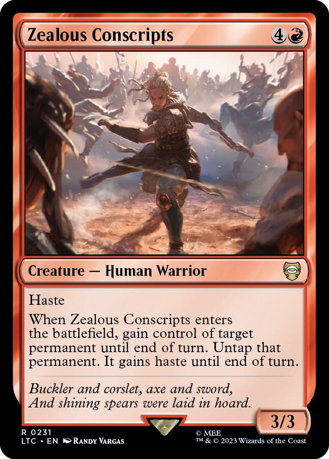 Zealous Conscripts [Commander: The Lord of the Rings: Tales of Middle-earth] 231