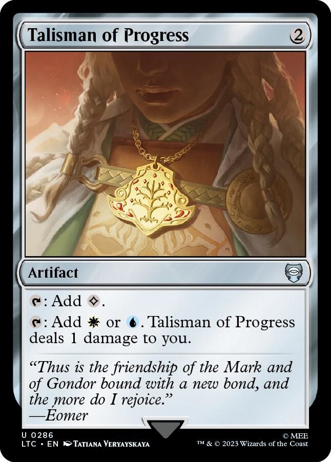 Talisman of Progress [Commander: The Lord of the Rings: Tales of Middle-earth] 286