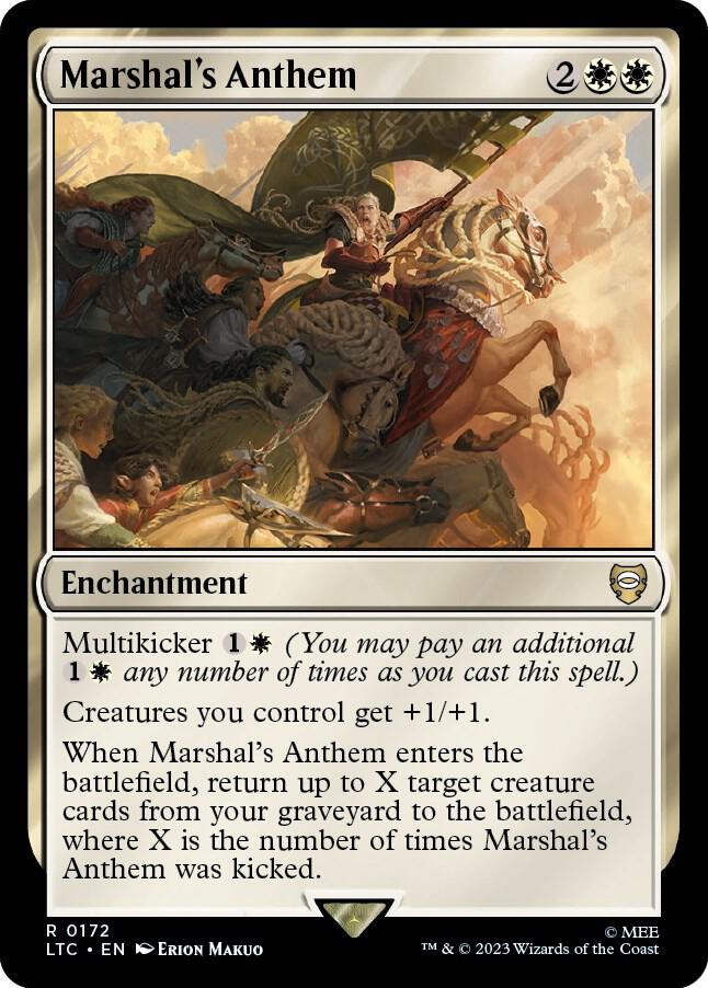 Marshal's Anthem [Commander: The Lord of the Rings: Tales of Middle-earth] 172