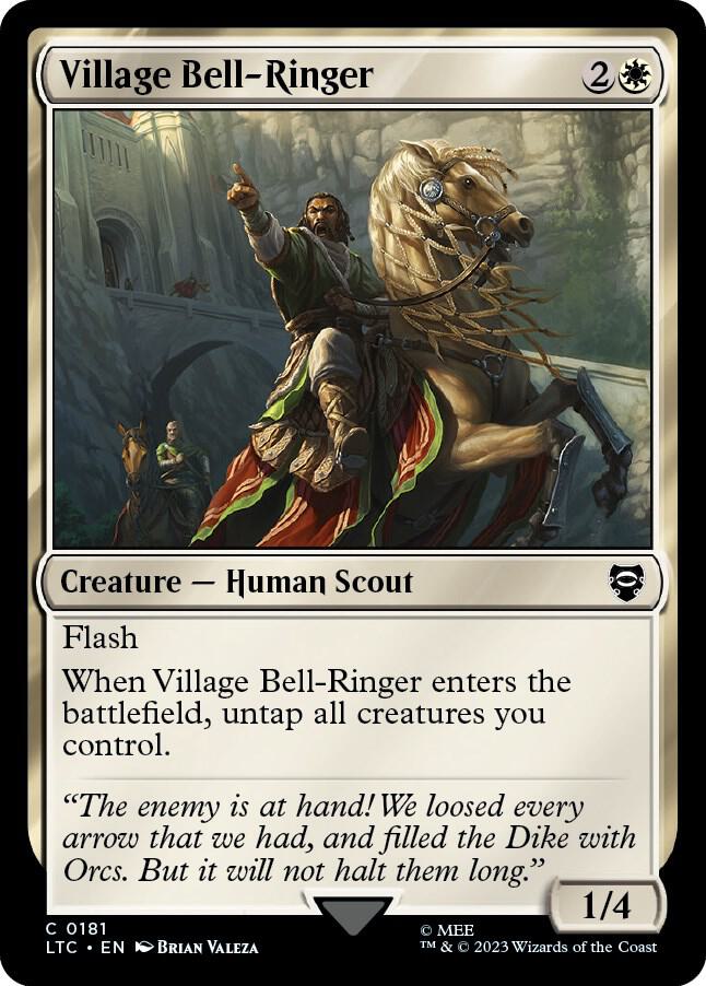 Village Bell-Ringer [Commander: The Lord of the Rings: Tales of Middle-earth] 181