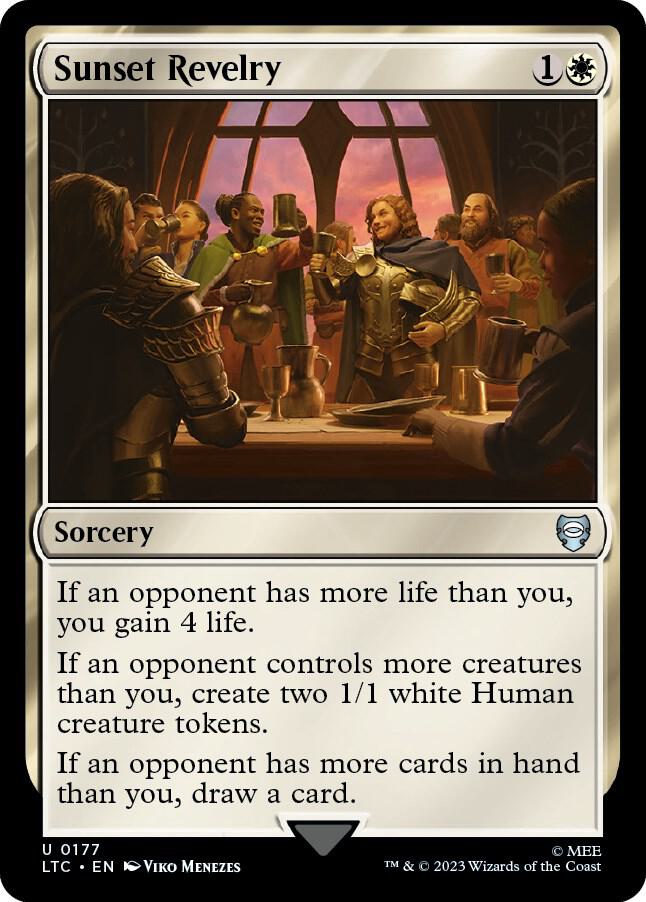 Sunset Revelry [Commander: The Lord of the Rings: Tales of Middle-earth] 177