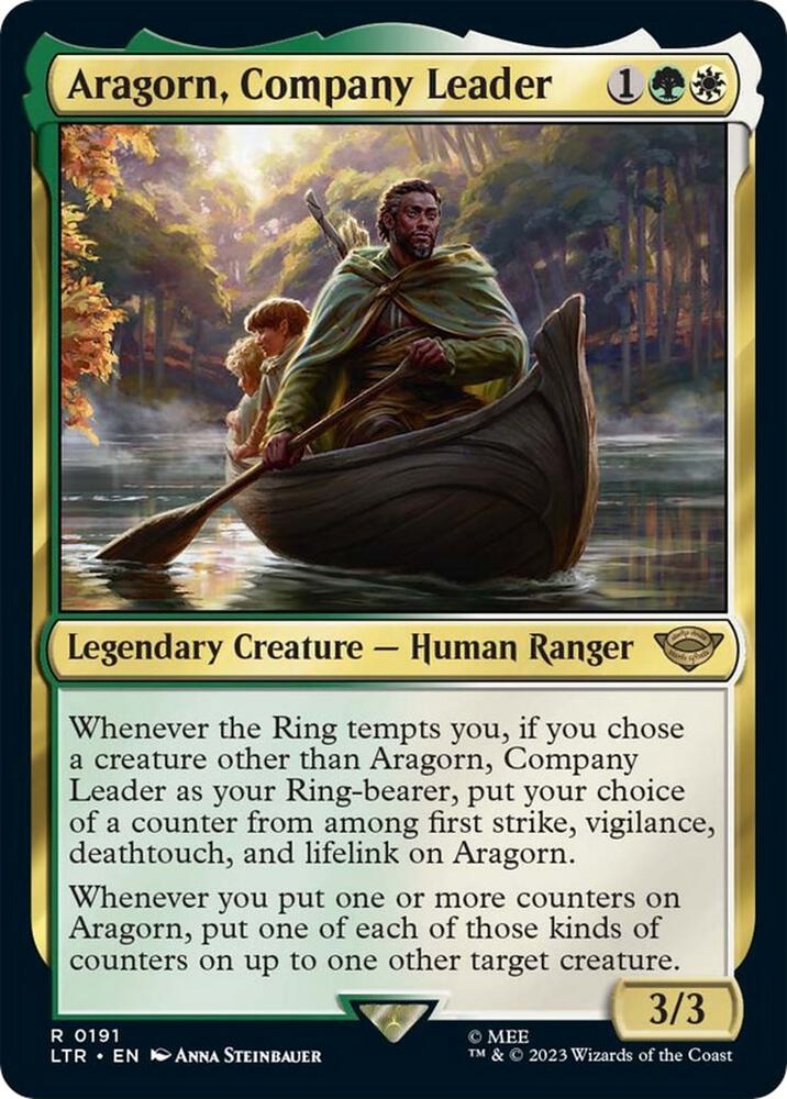 Aragorn, Company Leader [Universes Beyond: The Lord of the Rings: Tales of Middle-earth] 191