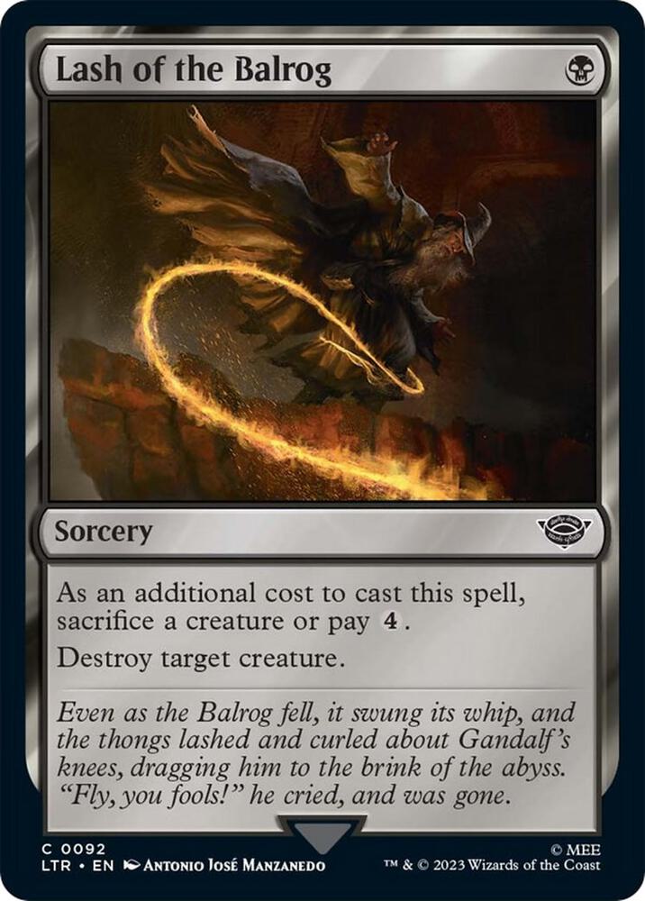 Lash of the Balrog [Universes Beyond: The Lord of the Rings: Tales of Middle-earth] 92