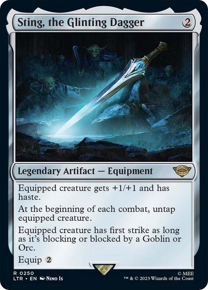 Sting, the Glinting Dagger [Universes Beyond: The Lord of the Rings: Tales of Middle-earth] 250