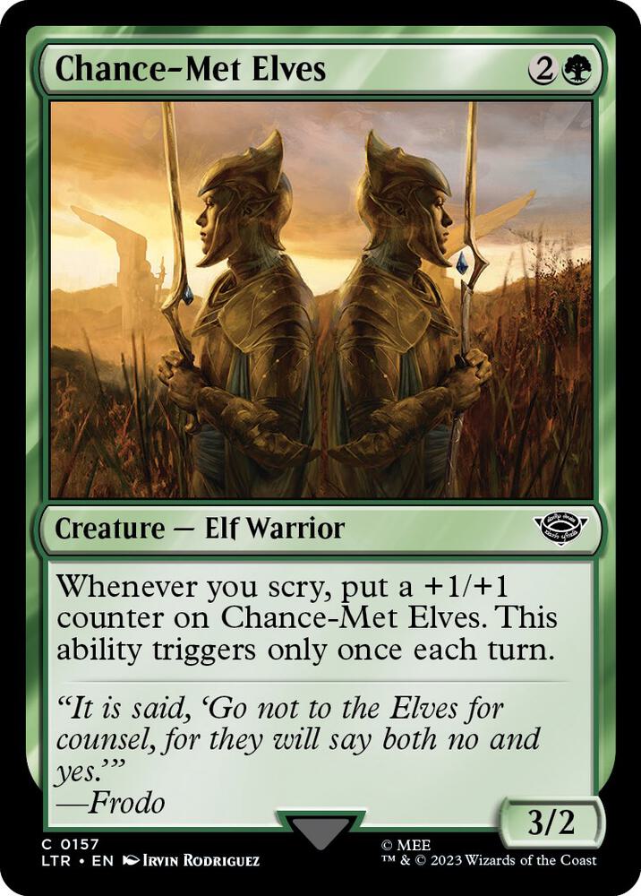 Chance-Met Elves [Universes Beyond: The Lord of the Rings: Tales of Middle-earth] 157