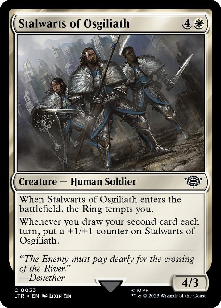 Stalwarts of Osgiliath [Universes Beyond: The Lord of the Rings: Tales of Middle-earth] 33
