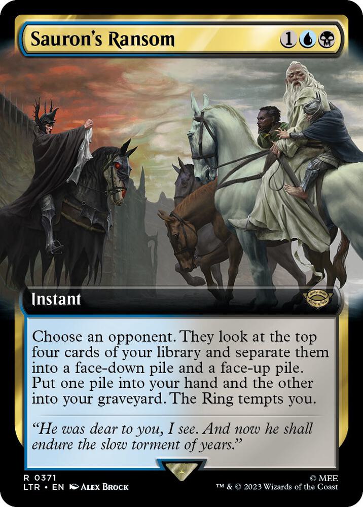 Sauron's Ransom (Extended Art) [Universes Beyond: The Lord of the Rings: Tales of Middle-earth] 371