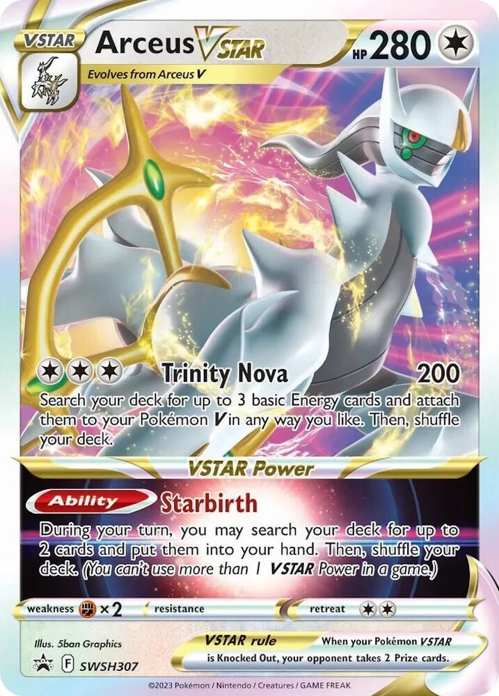 Arceus VSTAR - SWSH307 [SWSH: Sword & Shield Promo Cards] SWSH307