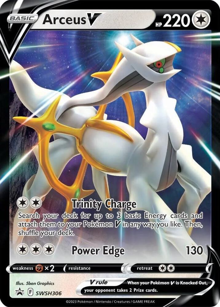 Arceus V - SWSH306 [SWSH: Sword & Shield Promo Cards] SWSH306