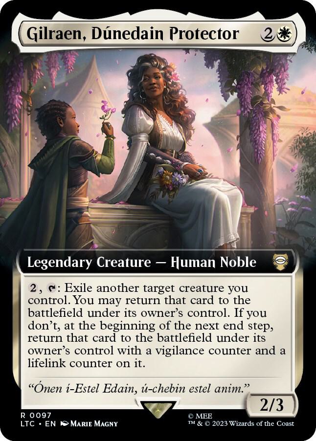 Gilraen, Dunedain Protector (Extended Art) [Commander: The Lord of the Rings: Tales of Middle-earth] 97